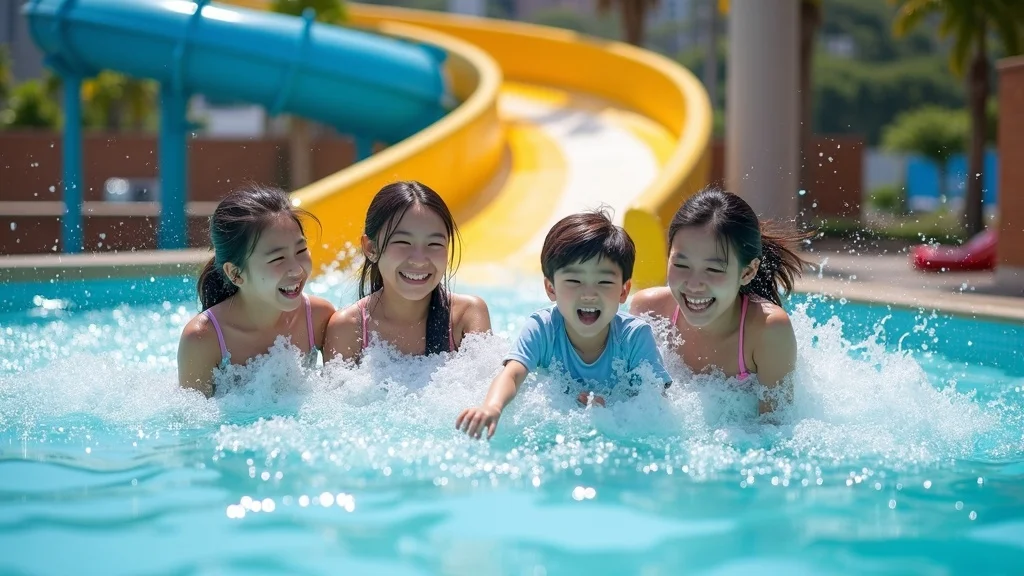 Korea water park summer guide family foreigners 관련 이미지